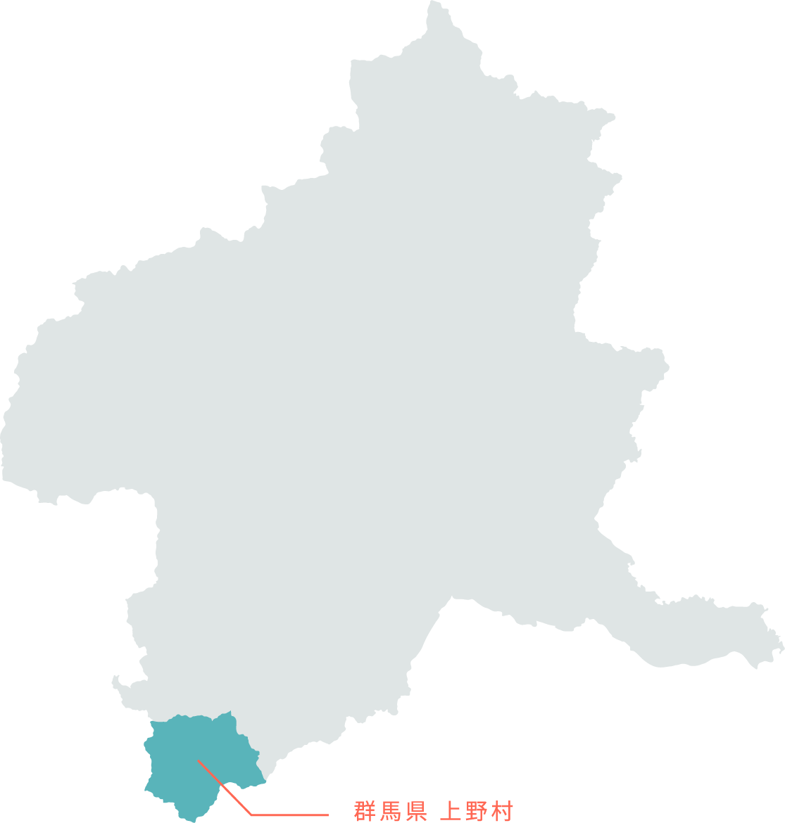 群馬県 上野村 地図